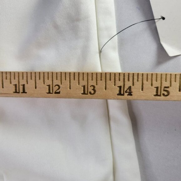 Lulus Trumpet Wedding Dress Size M Sleeveless Mesh Side Zip Lined White 24544 - Picture 11 of 12